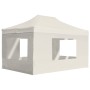 Carpa plegable profesional con paredes aluminio crema 4,5x3 m de , Carpas y cenadores - Ref: Foro24-45496, Precio: 294,45 €, ...