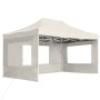 Carpa plegable profesional con paredes aluminio crema 4,5x3 m de , Carpas y cenadores - Ref: Foro24-45496, Precio: 294,45 €, ...