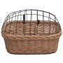 Bicycle front basket with natural willow lid 50x45x35 cm by vidaXL, Bicycle baskets - Ref: Foro24-170902, Price: 74,71 €, Dis...