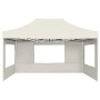 Carpa plegable profesional con paredes aluminio crema 4,5x3 m de , Carpas y cenadores - Ref: Foro24-45496, Precio: 294,45 €, ...