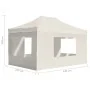 Professional folding tent with cream aluminum walls 4.5x3 m by , Tents and gazebos - Ref: Foro24-45496, Price: 284,48 €, Disc...