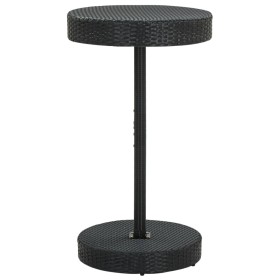 Black synthetic rattan garden table 60.5x106 cm by , Garden tables - Ref: Foro24-45856, Price: 108,15 €, Discount: %