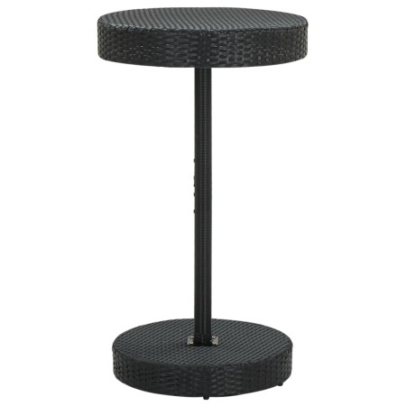 Black synthetic rattan garden table 60.5x106 cm by , Garden tables - Ref: Foro24-45856, Price: 103,90 €, Discount: %