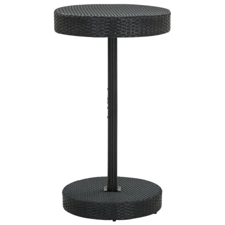Black synthetic rattan garden table 60.5x106 cm by , Garden tables - Ref: Foro24-45856, Price: 107,52 €, Discount: %