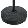 Black synthetic rattan garden table 60.5x106 cm by , Garden tables - Ref: Foro24-45856, Price: 107,52 €, Discount: %