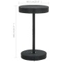 Mesa de jardín de ratán sintético negro 60,5x106 cm de , Mesas de jardín - Ref: Foro24-45856, Precio: 103,90 €, Descuento: %