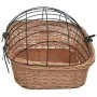 Bicycle front basket with natural willow lid 50x45x35 cm by vidaXL, Bicycle baskets - Ref: Foro24-170902, Price: 74,71 €, Dis...