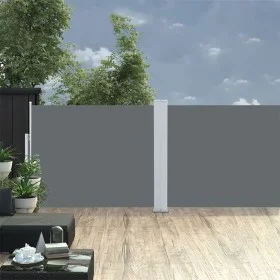 Anthracite gray retractable side awning 140x1000 cm by , Umbrellas - Ref: Foro24-48486, Price: 105,61 €, Discount: %