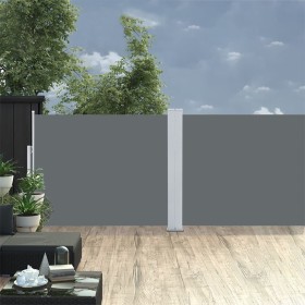 Anthrazitgraue einziehbare Seitenmarkise 140x1000 cm von , Sonnenschirme - Ref: Foro24-48486, Preis: 119,20 €, Rabatt: %