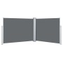 Anthrazitgraue einziehbare Seitenmarkise 140x1000 cm von , Sonnenschirme - Ref: Foro24-48486, Preis: 119,20 €, Rabatt: %