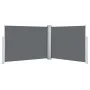 Anthrazitgraue einziehbare Seitenmarkise 140x1000 cm von , Sonnenschirme - Ref: Foro24-48486, Preis: 105,61 €, Rabatt: %