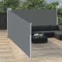 Anthrazitgraue einziehbare Seitenmarkise 140x1000 cm von , Sonnenschirme - Ref: Foro24-48486, Preis: 119,20 €, Rabatt: %