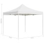 Carpa plegable profesional de aluminio blanco 2x2 m