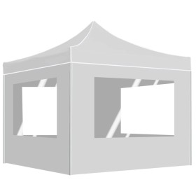 Professional folding tent with white aluminum walls 2x2 m by , Tents and gazebos - Ref: Foro24-48934, Price: 159,20 €, Discou...