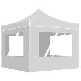 Professional folding tent with white aluminum walls 2x2 m by , Tents and gazebos - Ref: Foro24-48934, Price: 174,16 €, Discou...