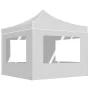 Carpa plegable profesional con paredes aluminio blanco 2x2 m de , Carpas y cenadores - Ref: Foro24-48934, Precio: 174,09 €, D...