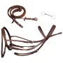 Braunes Leder-Flash-Zaumzeug mit Zügeln und Gebiss (Percheron-Pferd) von , Einnicken - Ref: Foro24-90893, Preis: 40,79 €, Rab...