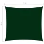 Square sail awning Oxford fabric dark green 4x4 m by , Umbrellas - Ref: Foro24-135469, Price: 52,44 €, Discount: %