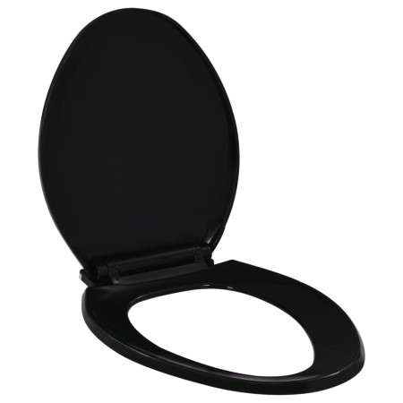 Black Quick Release Soft Close Toilet Lid by , Toilet and bidet seats - Ref: Foro24-145020, Price: 25,85 €, Discount: %