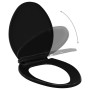 Black Quick Release Soft Close Toilet Lid by , Toilet and bidet seats - Ref: Foro24-145020, Price: 25,85 €, Discount: %