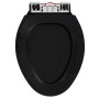 Black Quick Release Soft Close Toilet Lid by , Toilet and bidet seats - Ref: Foro24-145020, Price: 25,85 €, Discount: %