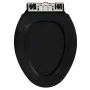 Black Quick Release Soft Close Toilet Lid by , Toilet and bidet seats - Ref: Foro24-145020, Price: 23,27 €, Discount: %