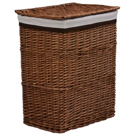 Brown Willow Laundry Basket by vidaXL, Laundry baskets - Ref: Foro24-286979, Price: 80,96 €, Discount: %