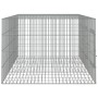 Rabbit cage 3 panels galvanized iron 163x79x54 cm by , Cages and habitats for small animals - Ref: Foro24-171569, Price: 55,5...