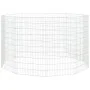Rabbit cage 10 galvanized iron panels 54x100 cm by , Cages and habitats for small animals - Ref: Foro24-171583, Price: 64,13 ...
