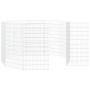 Rabbit cage 10 galvanized iron panels 54x100 cm by , Cages and habitats for small animals - Ref: Foro24-171583, Price: 66,94 ...