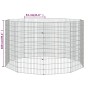Rabbit cage 10 galvanized iron panels 54x100 cm by , Cages and habitats for small animals - Ref: Foro24-171583, Price: 66,94 ...