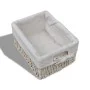 Estantería con 5 cestas tejidas madera blanco de , Taquillas y armarios de almacenamiento - Ref: Foro24-240798, Precio: 142,0...