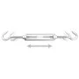 Mounting kit for sail awning 6 pieces stainless steel by , Accessories for awnings - Ref: Foro24-310250, Price: 23,56 €, Disc...