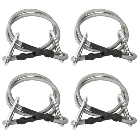 Seile mit Karabiner 4 Gummieinheiten von , Zubehör für Markisen - Ref: Foro24-310252, Preis: 21,73 €, Rabatt: %