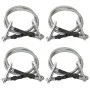 Ropes with carabiner 4 rubber units by , Accessories for awnings - Ref: Foro24-310252, Price: 21,26 €, Discount: %