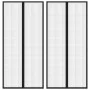 Mosquito nets for doors magnetic block 2 pcs black 220x110 cm by , Mosquito nets for windows - Ref: Foro24-314688, Price: 17,...