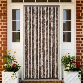 Beige and light brown chenille mosquito net curtain 120x220 cm by , Mosquito nets for windows - Ref: Foro24-315122, Price: 71...
