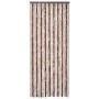 Cortina mosquitera beige y marrón claro chenilla 120x220 cm de , Mosquiteras para ventanas - Ref: Foro24-315122, Precio: 68,9...