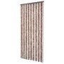 Beiger und hellbrauner Chenille-Moskitonetz-Vorhang, 120 x 220 cm von , Moskitonetze für Fenster - Ref: Foro24-315122, Preis:...