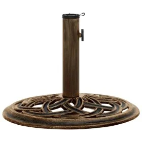Bronze cast iron parasol base 44x44x31 cm by , Umbrella bases - Ref: Foro24-317758, Price: 58,52 €, Discount: %