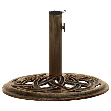 Bronze cast iron parasol base 44x44x31 cm by , Umbrella bases - Ref: Foro24-317758, Price: 58,49 €, Discount: %