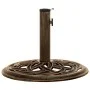 Bronze cast iron parasol base 44x44x31 cm by , Umbrella bases - Ref: Foro24-317758, Price: 58,49 €, Discount: %