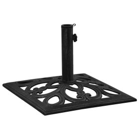 Black cast iron parasol base 47x47x33 cm by , Umbrella bases - Ref: Foro24-317764, Price: 74,26 €, Discount: %