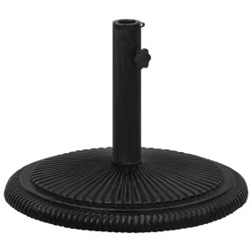 Base de sombrilla de hierro fundido negro 45x45x30 cm de , Bases para sombrillas - Ref: Foro24-317772, Precio: 68,05 €, Descu...