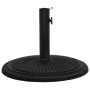 Black cast iron parasol base 45x45x30 cm by , Umbrella bases - Ref: Foro24-317772, Price: 68,05 €, Discount: %