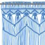 Blauer Makramee-Vorhang aus Baumwolle, 140 x 240 cm von , Vorhänge und Gardinen - Ref: Foro24-323988, Preis: 41,88 €, Rabatt: %