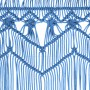 Blauer Makramee-Vorhang aus Baumwolle, 140 x 240 cm von , Vorhänge und Gardinen - Ref: Foro24-323988, Preis: 42,56 €, Rabatt: %