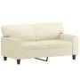 2-Piece Cream Synthetic Leather Sofa Set by , Sofas - Ref: Foro24-3201915, Price: 448,70 €, Discount: %
