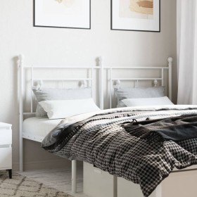 White metal headboard 160 cm by , Headboards and footboards - Ref: Foro24-374423, Price: 45,65 €, Discount: %
