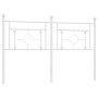 Cabecero de metal blanco 160 cm de , Cabeceros y pies de cama - Ref: Foro24-374423, Precio: 45,65 €, Descuento: %